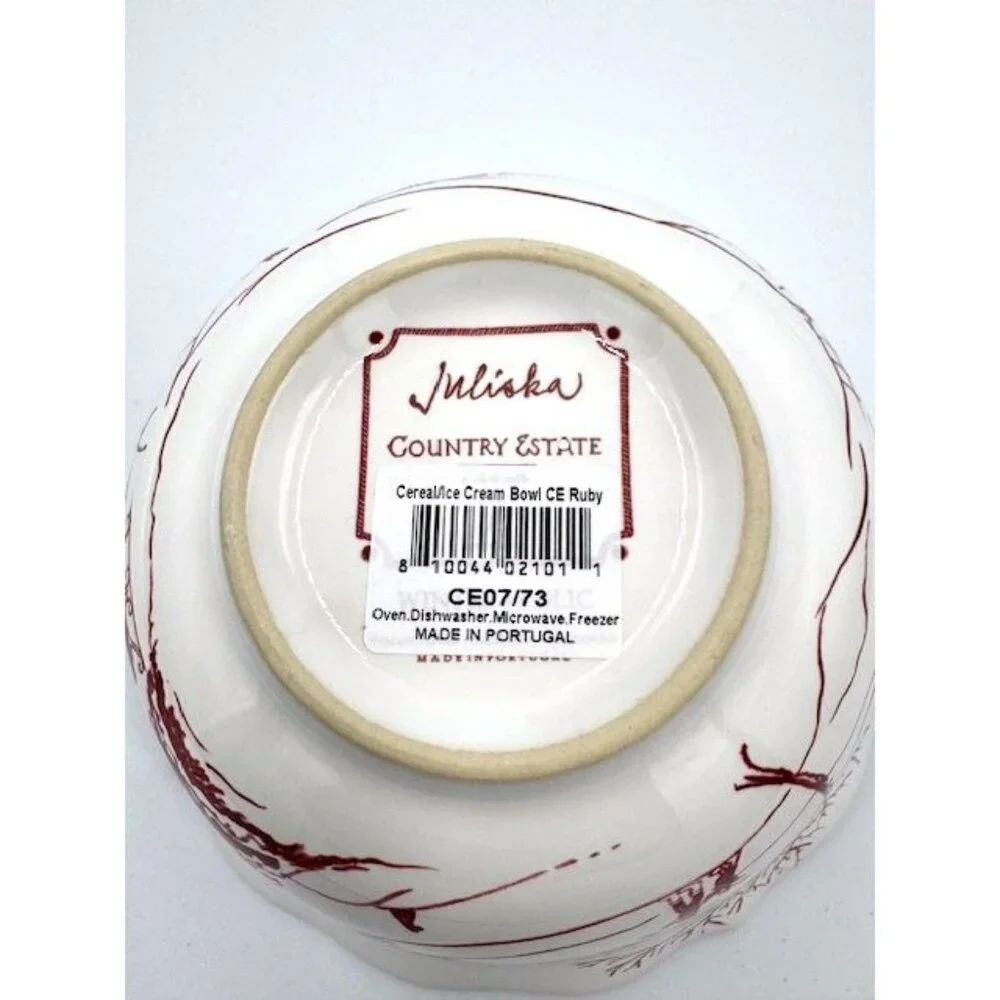 NWT Juliska Winter Frolic Dinnerware Set - Mug, Bowl, 2 Plates - Picture 10 of 15